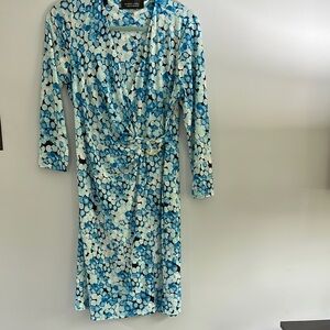 Blue Patterned Dress